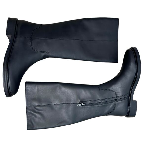 MADEWELL The‎ Drumgold Leather Tall Boot True Black-Size 10 - Picture 5 of 10